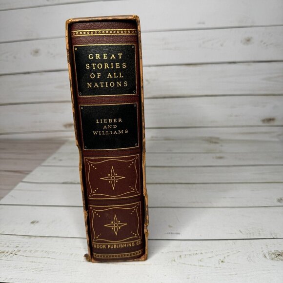 Great Stories of All Nations - Lieber & Williams HC 1936 Tudor Publishing Vtg - Picture 2 of 14